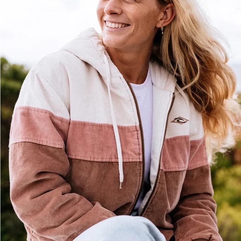 Rip Curl Corduroy Puffer Jacket New with tag
